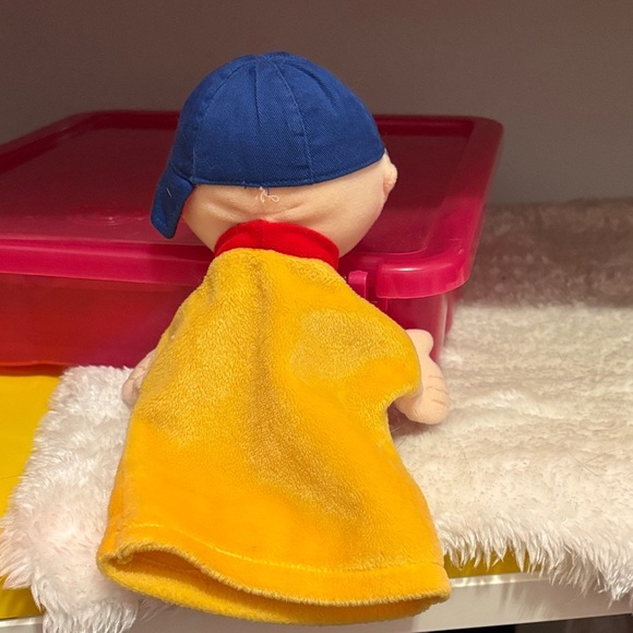 Vintage Caillou hand puppet 2001 plush preschool toy - Picture 2 of 4